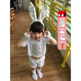 儿童动物小兔子演出服六一幼儿园小白兔舞蹈服小兔子乖乖表演服装
