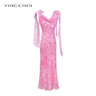 【七七酱专属】YINGCHOI 夏季新款定真丝连衣裙 32822短款