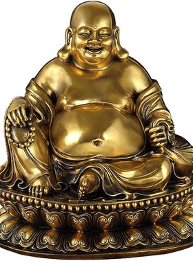 弥勒佛招财客厅玄关供奉开业礼品