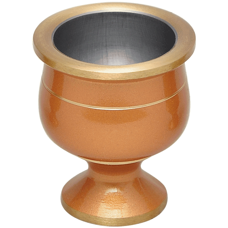 供佛黄铜圣水杯净水杯