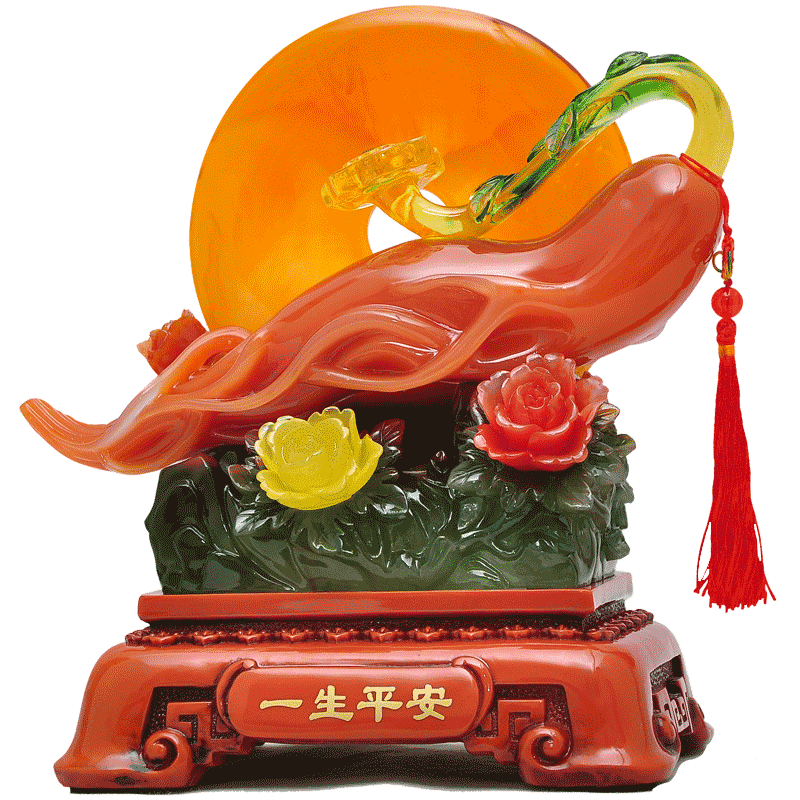 平安扣家居客厅隔断办公桌工艺品