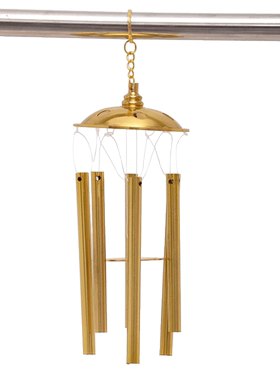 黄铜风铃挂饰阳台招财摆件工艺品