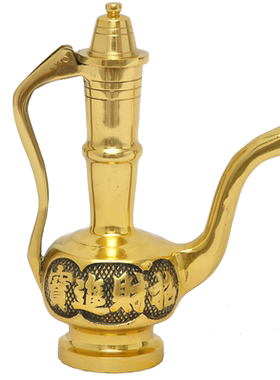 室内黄铜仿古风酒壶佛具