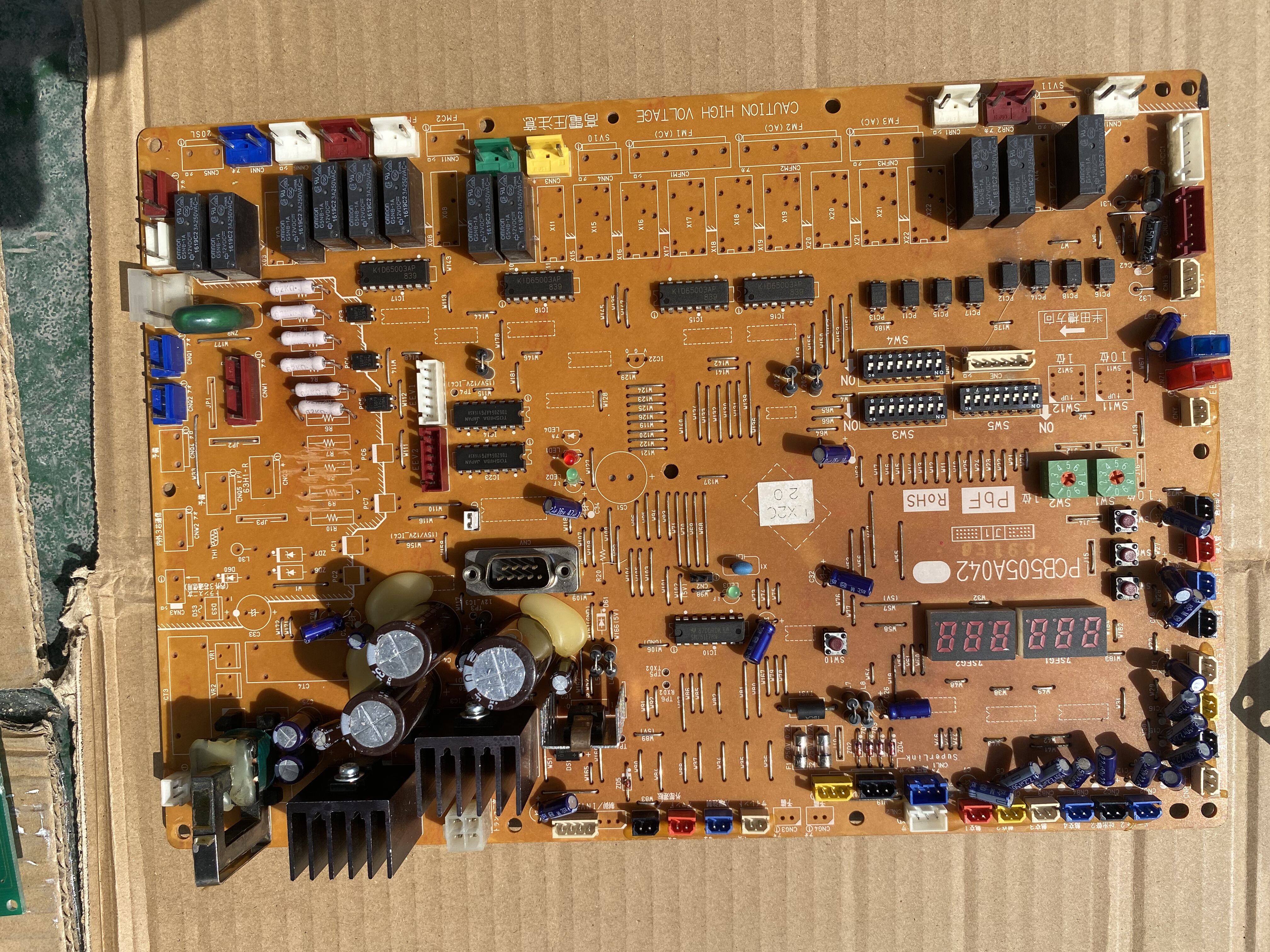 三菱重工海尔空调主板PCB505A042FF/F/AF电脑板