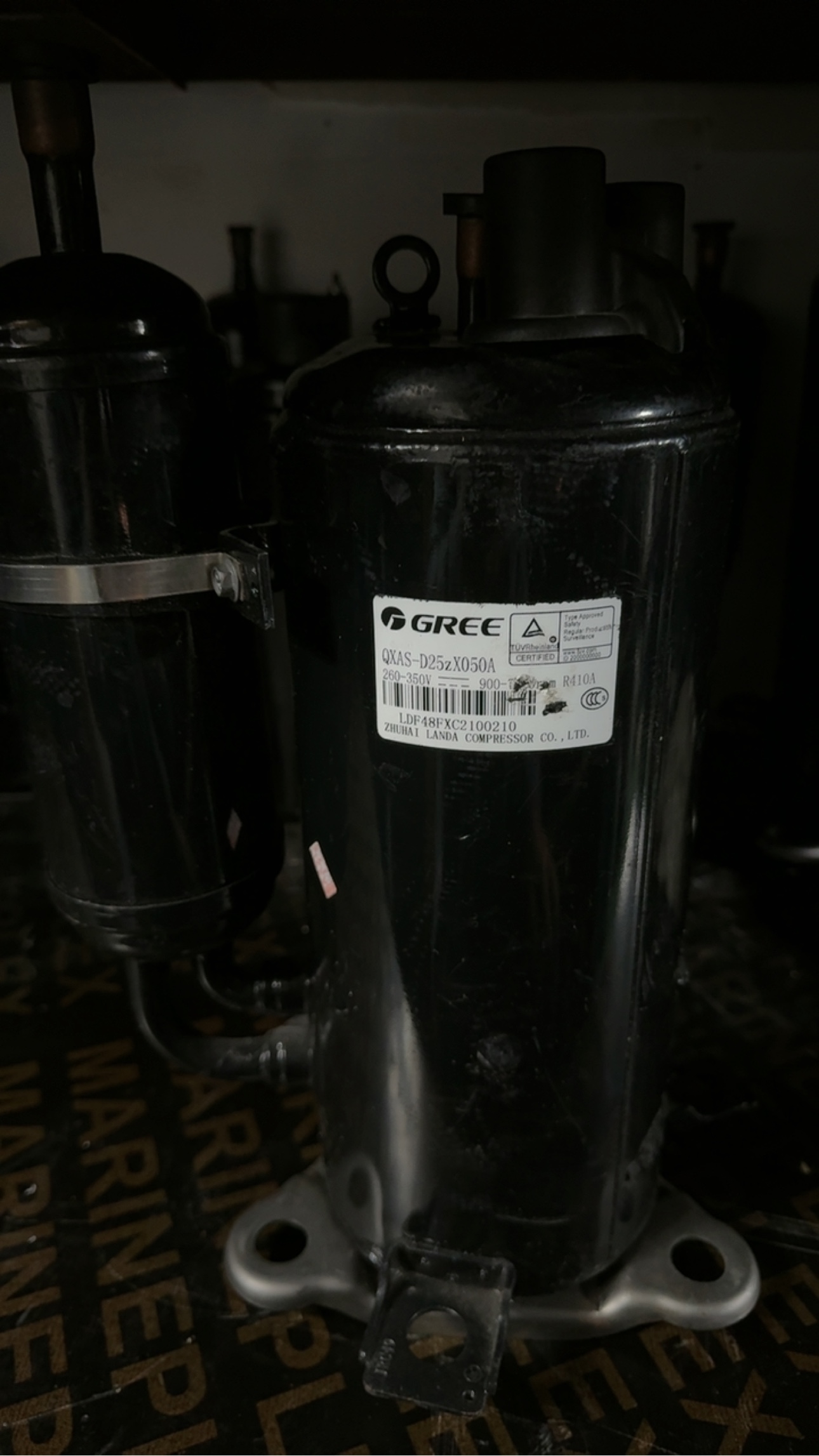 原装拆机翻新格力压缩机QXAS- D25zX050A/260-350V/R410A