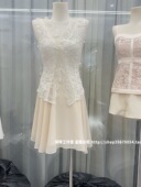 蕾丝拼接无袖 气质名媛高端女装 连衣裙收腰显瘦裙子 法式 2026新款