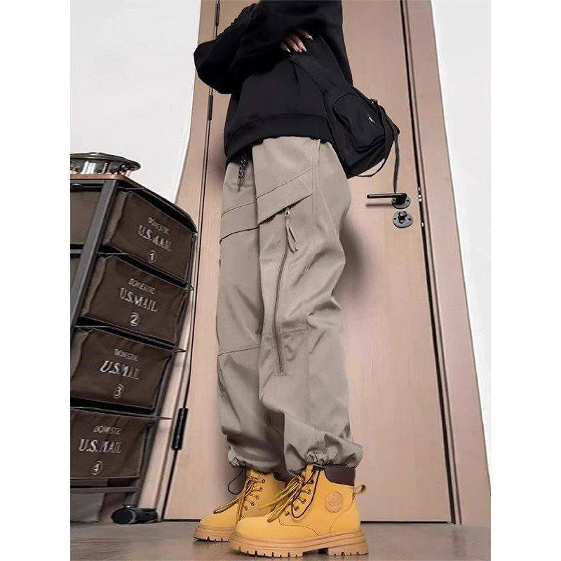三防束潮牌美式男冲锋裤防水防风子秋脚马丁靴登山搭配户外工装裤