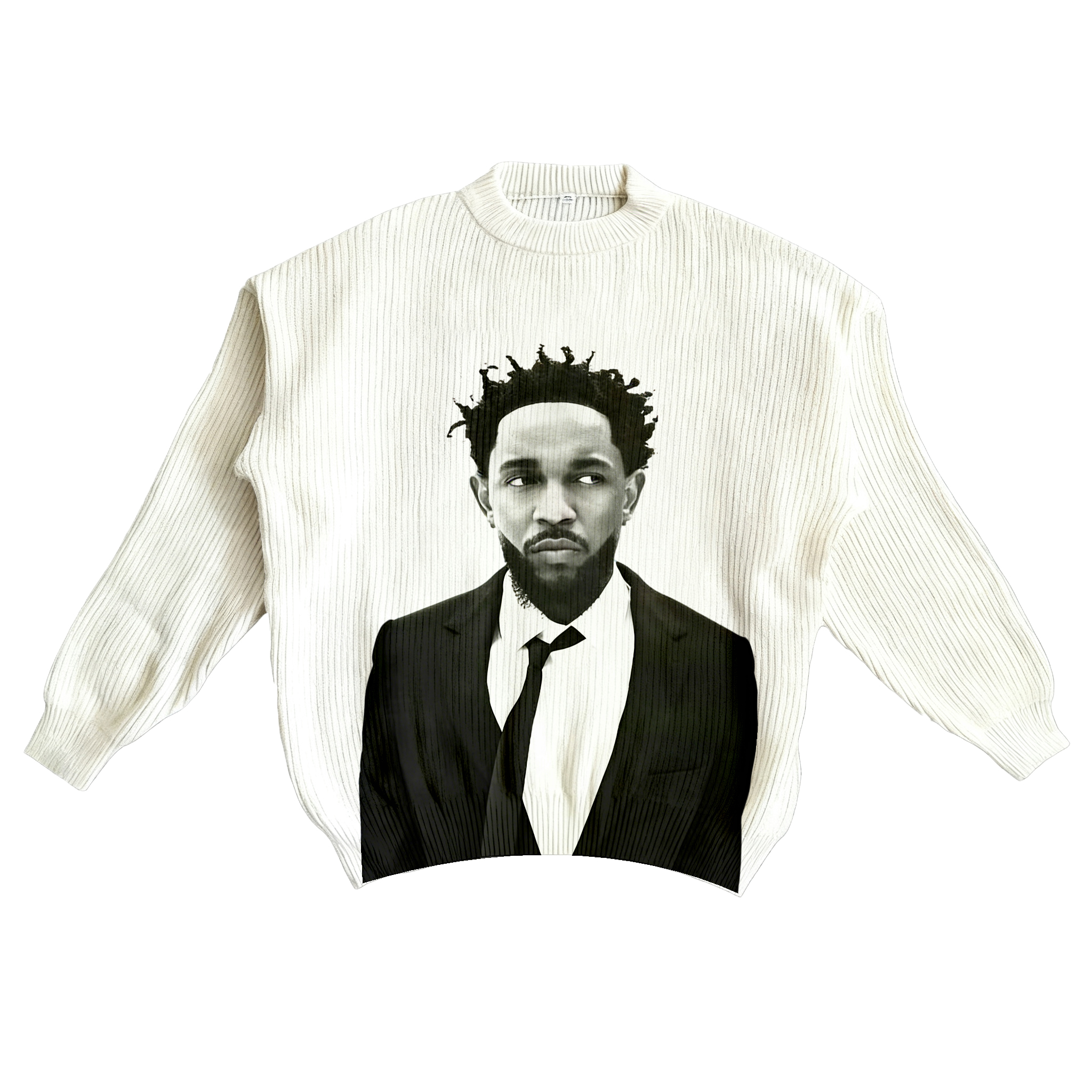 KendrickLamar数码直喷保暖毛衣