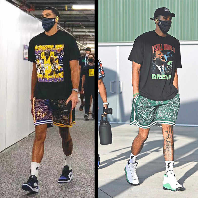 塔图姆同款美式短袖复古图片