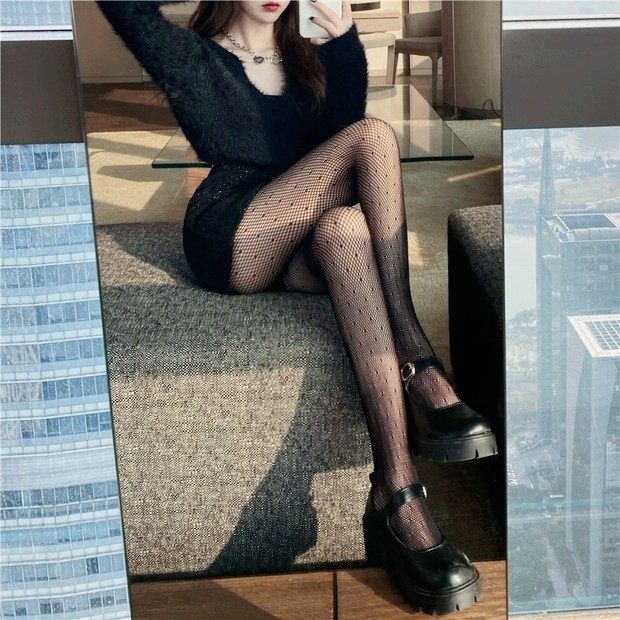 AY 辣妹蹦迪性感渔网袜搭西装卫衣波点网袜美腿显瘦,女士内衣/男士内衣/家居服,连裤袜/打底袜,淘宝优惠券,粉丝福利购,淘宝优惠卷