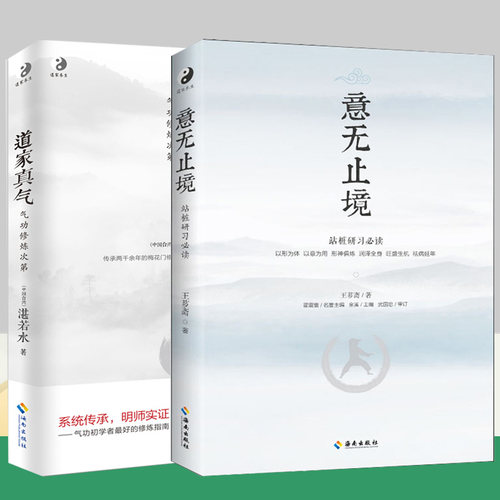道家真气 气功修炼次第 +意无止境  气功初学者修炼入门指南道教宗教书意拳中国武术,气功,中医,康复,养生与保健等知识 海南出版社