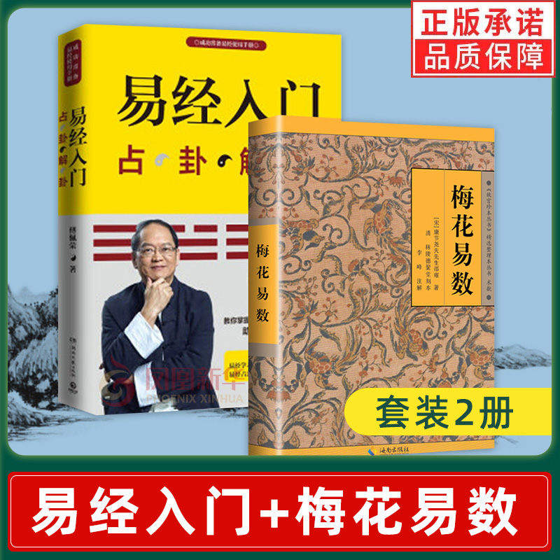 易经入门 占卦解卦 傅佩荣+梅花易数 《故宫珍本丛书》精选整理本丛书 全套共2册  中国哲学正版书籍