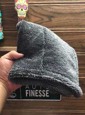 小辫子毛巾双面款收水擦车巾超级吸水不掉毛结构不伤车漆厚实