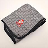 协酷狮华夫格玻璃无痕收水毛巾超细纤维擦车巾洗车毛巾强力吸水