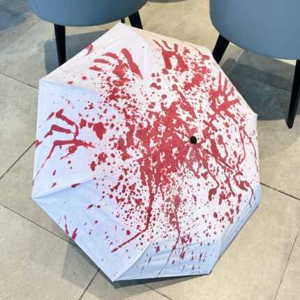 遇水变色伞高颜值渐变自动晴雨两用伞全自动遮阳趣味小众自动伞