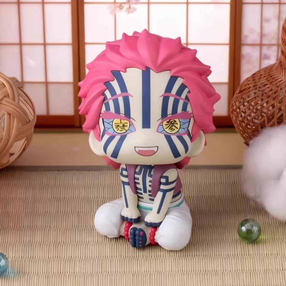 鬼灭之刃无限城绮窝座祢豆子摆件