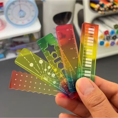 新款创意糖果迷你掌心尺