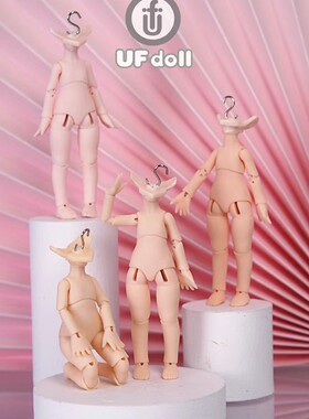 现货BJD娃娃12分UFdoll天使身体塑胶体单身体素体可戳OB或GSC头