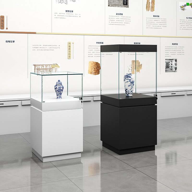 公司产品烤漆展柜展示柜