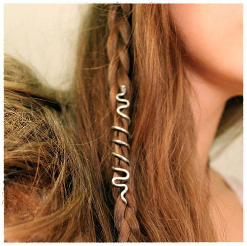 欧美夏季新品流行爱尔兰凯尔特结发珠女发夹发饰个性潮流hairpin - 封面