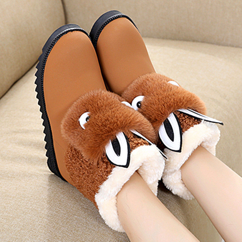 2024皮面加绒加厚保暖学生雪地靴