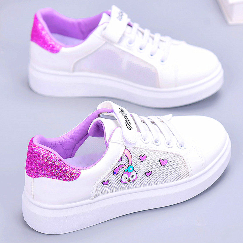 幼儿园小学生女孩子5夏季8中大童网纱透气板鞋13特价跑鞋15岁网鞋