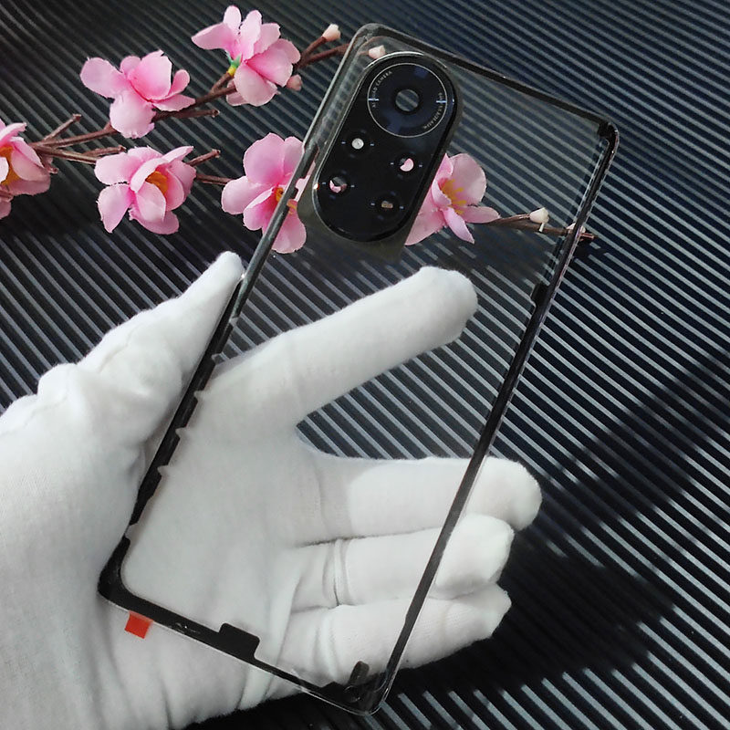 适用华为Nova8后盖玻璃透明改装电池盖Nova8pro电池后壳手机外壳