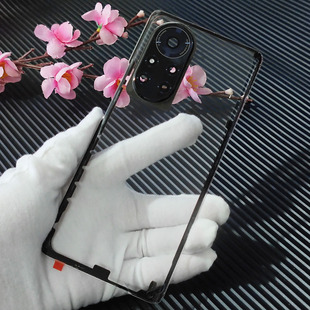 适用华为Nova8后盖玻璃透明改装电池盖Nova8pro电池后壳手机外壳