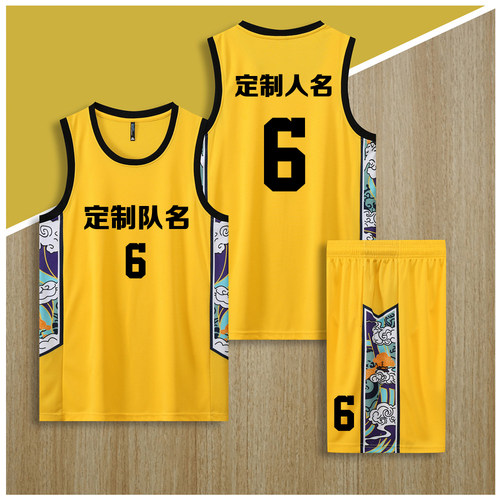 成人儿童篮球服套装支持定制印刷