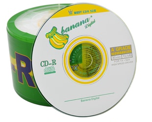 空白刻录光盘光碟音乐光盘无损DJ刻录盘 R700M车载CD 正品 香蕉CD