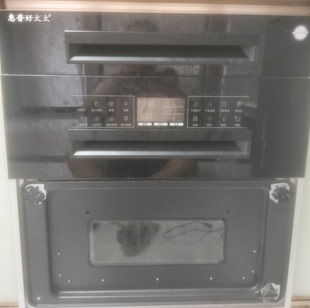 嵌入式惠普好太太消毒碗柜配件黑色钢化玻璃面板抽屉门板破碎破裂