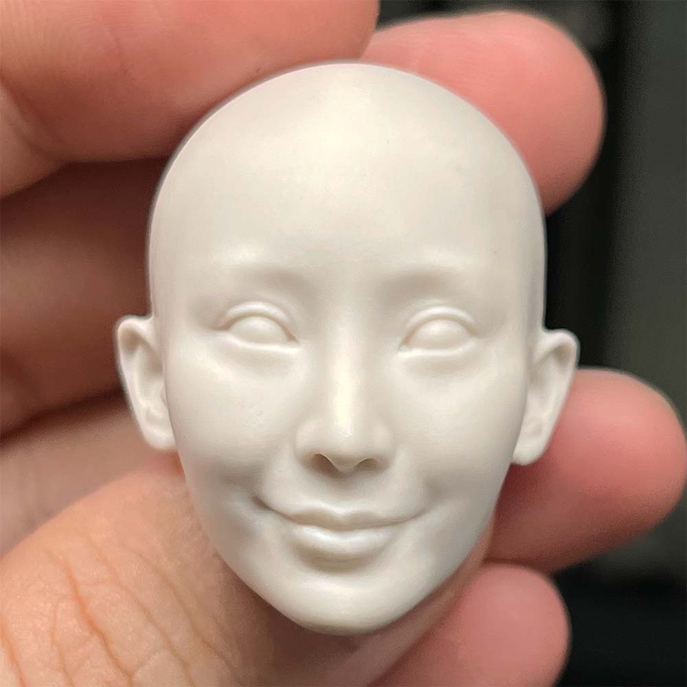 1/6白模 亚洲美女 柳岩头雕 亚洲性感女神 兵人配件