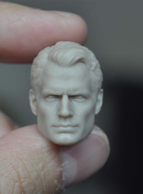 1/12 6寸 ml shf mafex 超人大战蝙蝠侠 2.0 亨利卡维尔 白模头雕