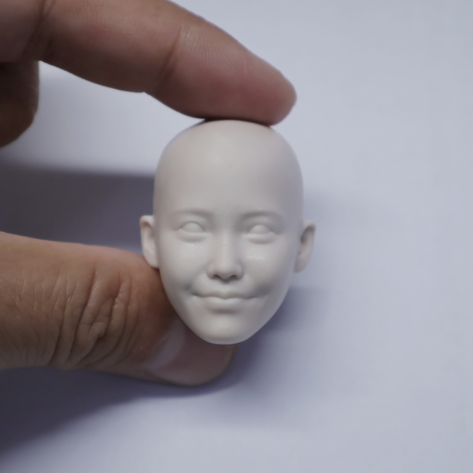 1/6白模 李智恩 微笑表情 IU 头雕 韩国美女 兵人配件