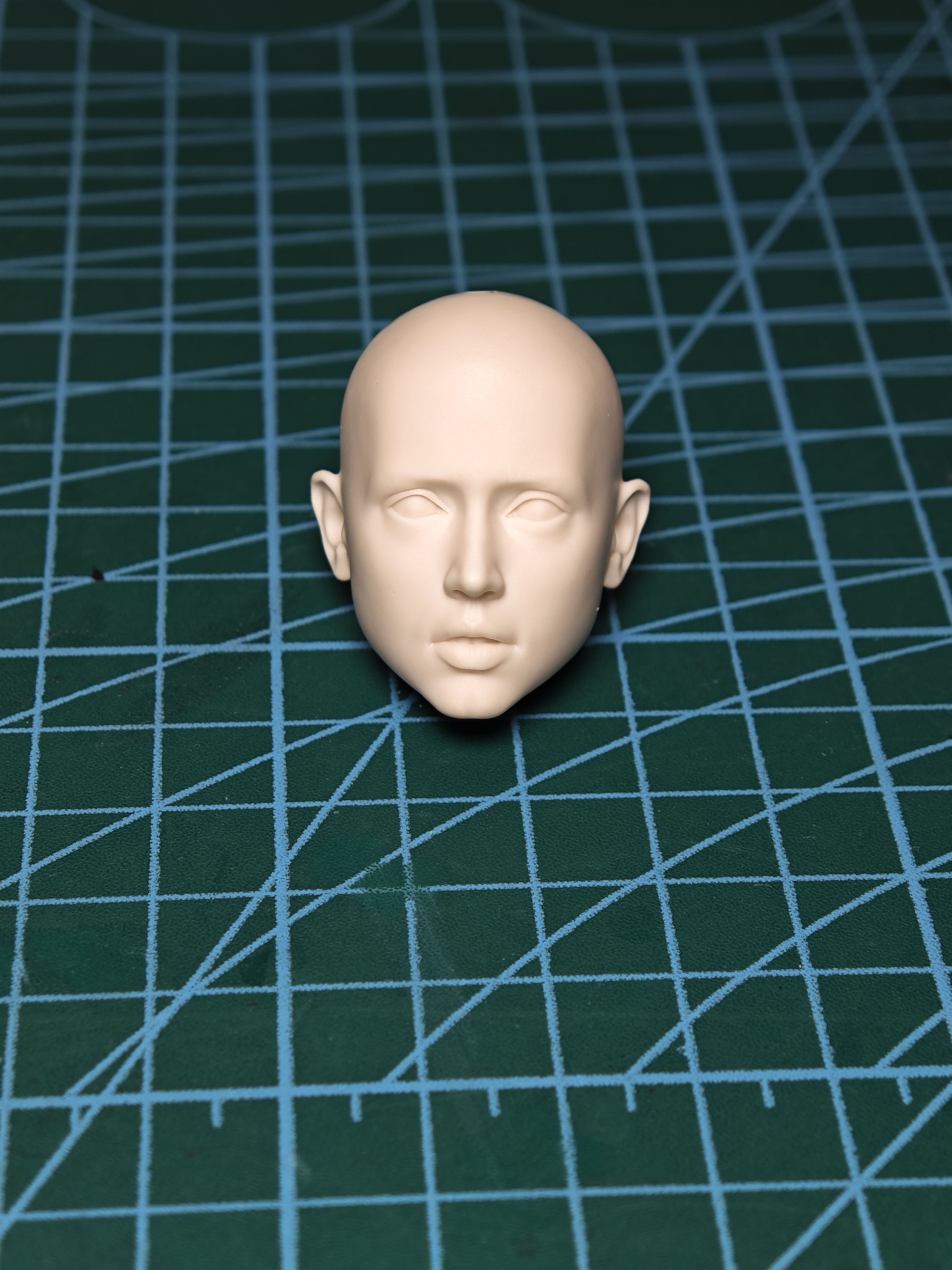 1/6 安娜德 头雕 T-Art 银翼杀手 2049 Joi 白模  兵人配件