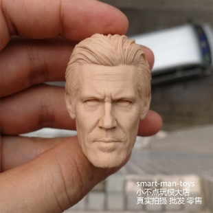 1/6 白模头雕 边境杀手 马特 乔什布洛林 兵人配件