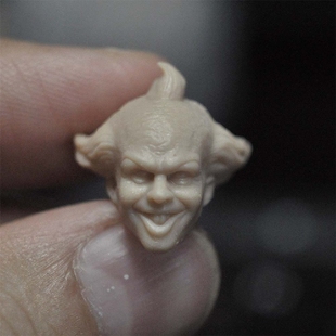 1/18 3.75寸 小丑回魂 小丑佩尼怀斯 暗源酸雨 真人头雕 白膜