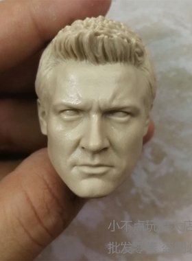 1:6白模头雕 复仇者联盟2 鹰眼头雕 HAWKEYE 杰瑞米雷纳