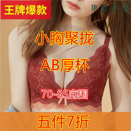 伊丝艾拉无钢圈聚拢文胸包邮