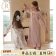 公主风女孩宝宝睡衣2025新款 Rosetree女童纯棉睡裙长袖 儿童春秋季