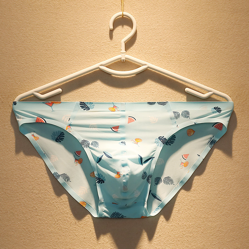 无痕冰丝一片式男士内裤三角裤夏季透气潮流超薄款性感U凸短裤头,女士内衣/男士内衣/家居服,男三角内裤,淘宝优惠券,粉丝福利购,淘宝优惠卷