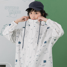 学生韩版 宽松防晒衫 尔给日系少女防晒衣薄款 外套女春秋2019新款