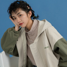 潮少女学院风 尔给港风秋季 日系外套女复古港味学生宽松2019新款