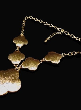 金色闪亮奇幻花朵民族个性化挂链