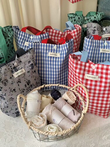 Dstudio花卉格纹包10枚盲袋内裤