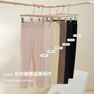 佐丹伊秋冬高腰软糯羊毛圈裤 女81165 加绒打底高弹亲肤舒适保暖裤