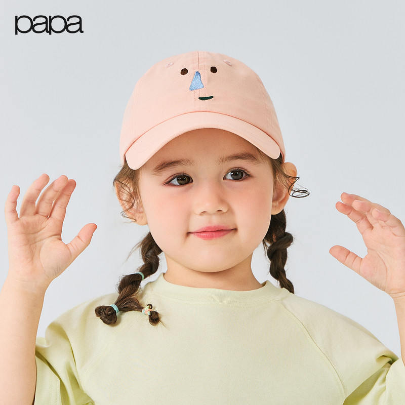 papa爬爬夏季儿童男女棒球帽休闲图片