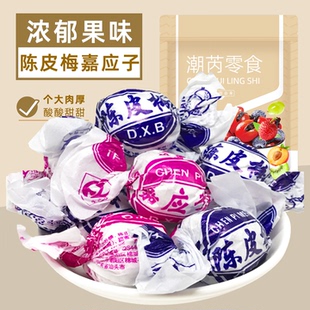 陈皮梅嘉应子加应子化核话梅蜜饯果脯干怀旧零食广东特产食品袋装