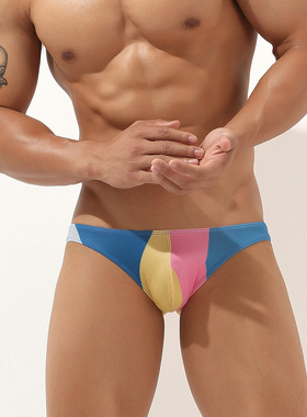 SEOBEAN希宾三角内裤时尚印花男士内裤潮流骚气冰凉内裤