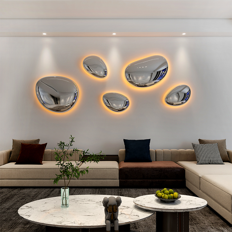 现代酒店轻奢挂饰墙面软装饰